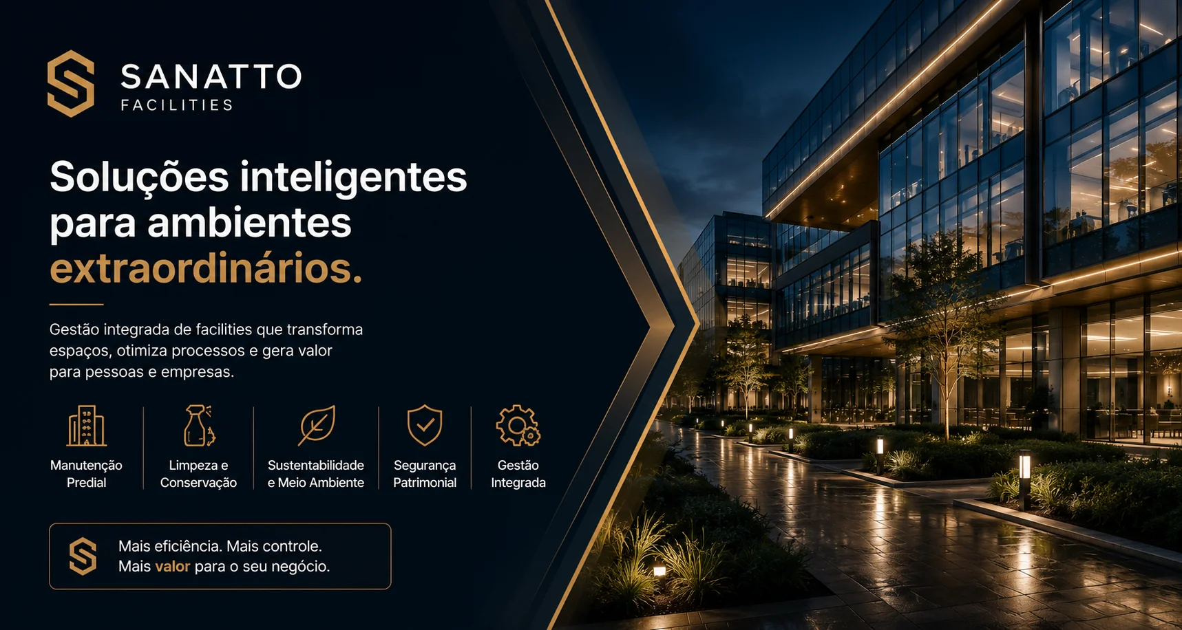 Soluções inteligentes para ambientes extraordinários.